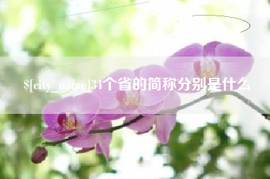 开原34个省的简称分别是什么