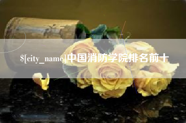 开原中国消防学院排名前十