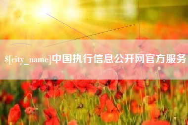 开原中国执行信息公开网官方服务