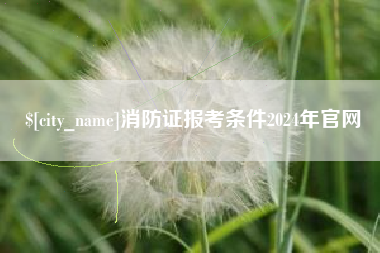 开原消防证报考条件2024年官网