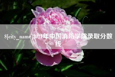 开原2021年中国消防学院录取分数线