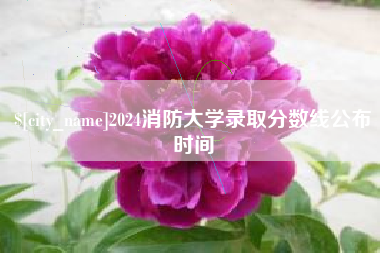 开原2024消防大学录取分数线公布时间