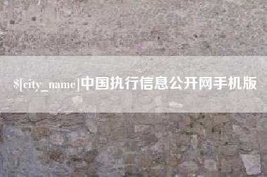 开原中国执行信息公开网手机版