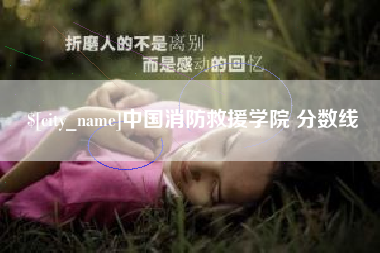 开原中国消防救援学院 分数线