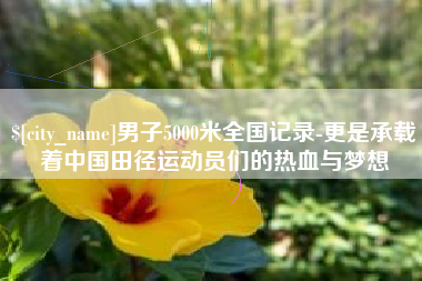 开原男子5000米全国记录-更是承载着中国田径运动员们的热血与梦想
