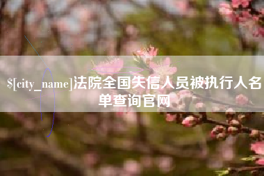 开原法院全国失信人员被执行人名单查询官网