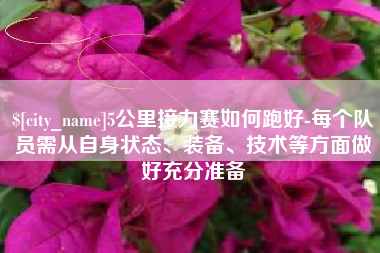 开原5公里接力赛如何跑好-每个队员需从自身状态、装备、技术等方面做好充分准备