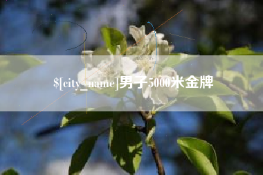 开原男子5000米金牌