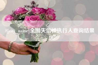 开原全国失信被执行人查询结果