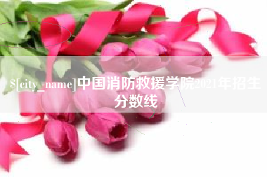 开原中国消防救援学院2021年招生分数线