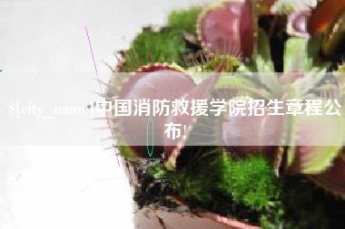 开原中国消防救援学院招生章程公布!