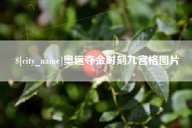 开原奥运夺金时刻九宫格图片
